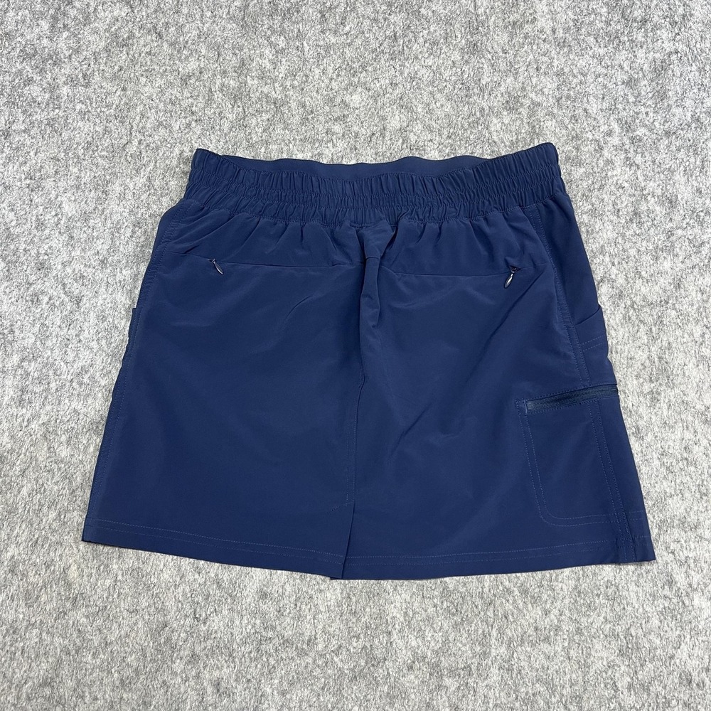 Coolibar Skort Womens XS Blue UPF 50+ Built In Shorts Pockets Stretch Athletic - Picture 2 of 14